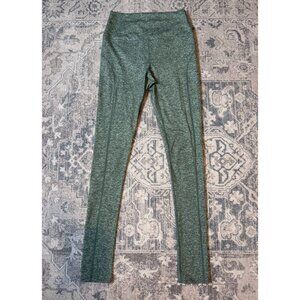 Free People Movement Women's Leggings Small Long Green Athletic Gym Yoga
